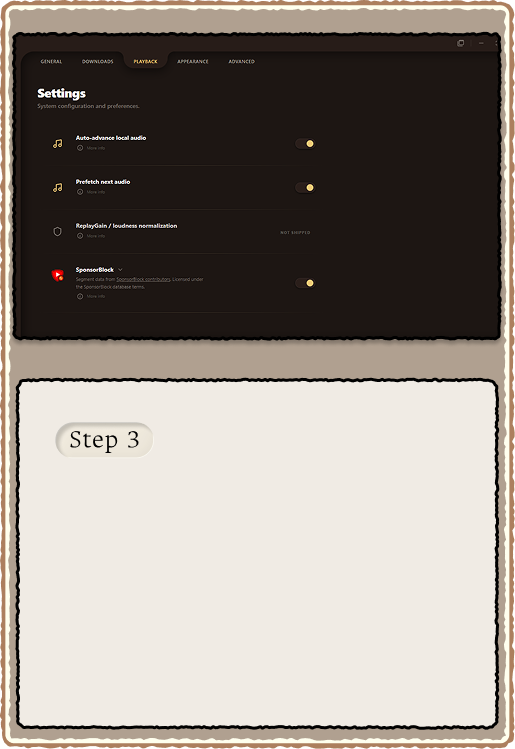 Playback controls